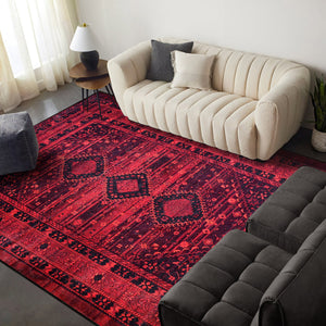 Caravan Claret – washable rug