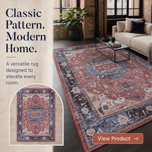 Bakhtiari Marine – washable rug