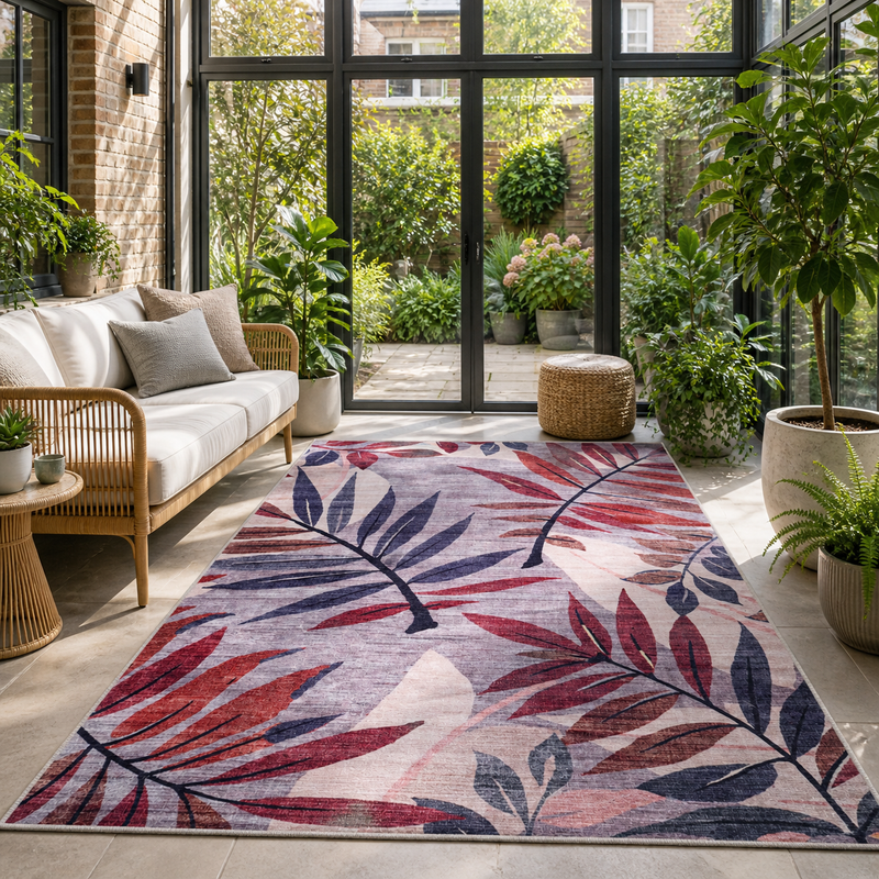 Botanica Bone – washable rug