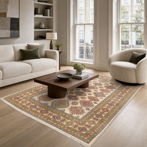 Kilim Cream – washable rug