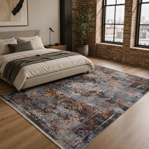 Antiqued Grey – washable rug