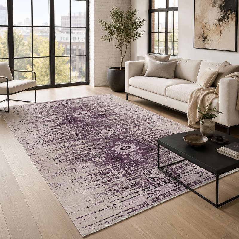 Archive Heather – washable rug