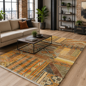 Pergamon Clay – washable rug