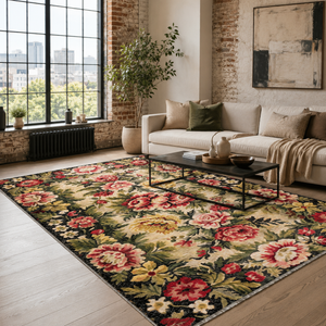 Anatolia Slate Black – washable rug