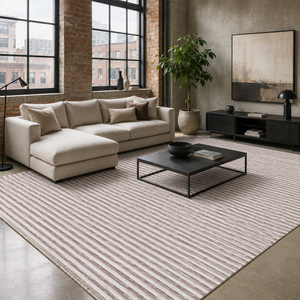 Parallax Chestnut – washable rug