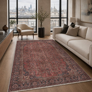 Provenance Garnet – washable rug