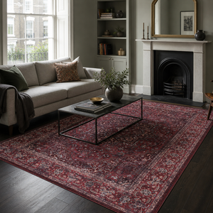Palimpsest Crimson – washable rug