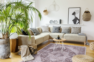 Provenance Aubergine – washable rug