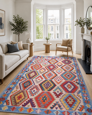 Amalfi Crimson – washable rug
