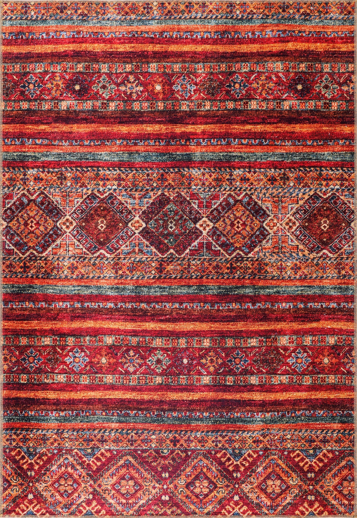 Ephesus Rust Red – washable rug