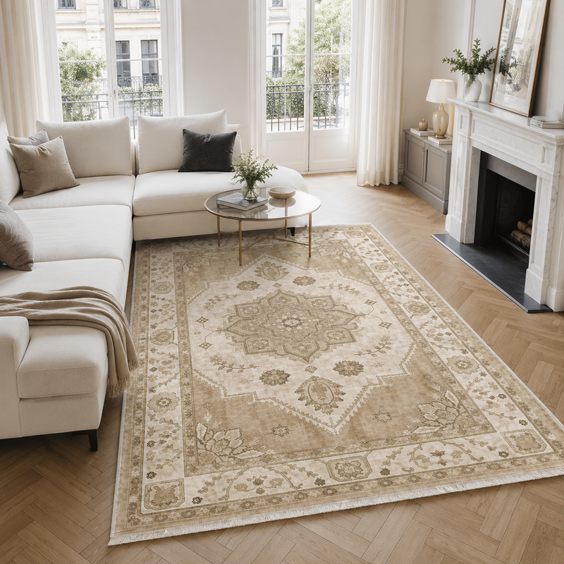 Palazzo Bone – washable rug