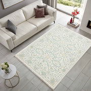 Delphinium Salviagrön – matta i rumsmiljö | Ljuva Home