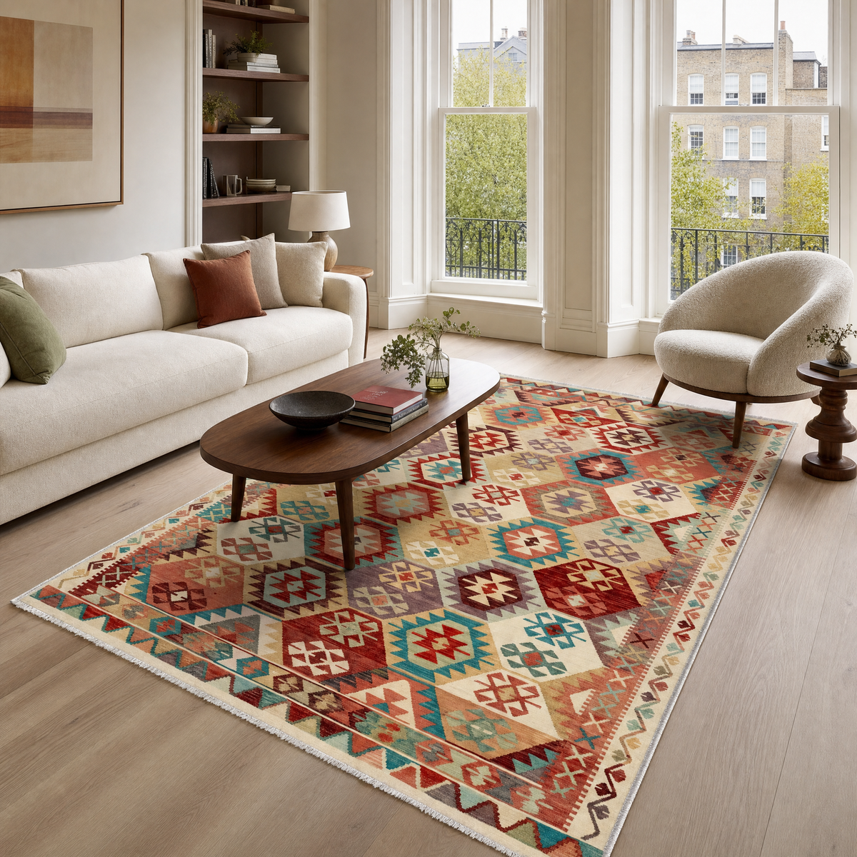 Dazkırı Rust – washable rug