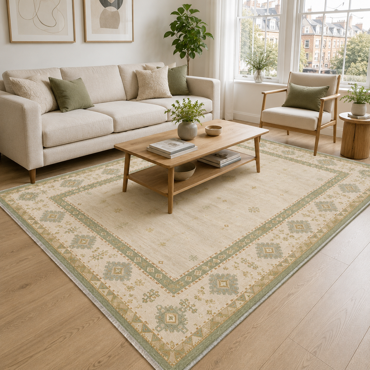 Gendje Oat – washable rug