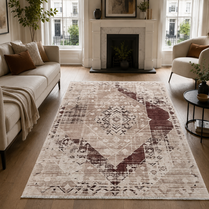 Sumak Walnut – washable rug
