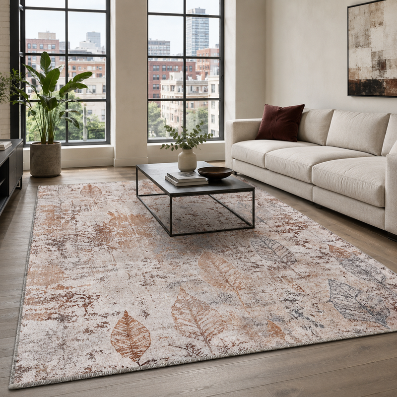 Datum Taupe – washable rug
