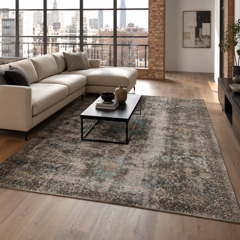 Beacon Taupe – washable rug
