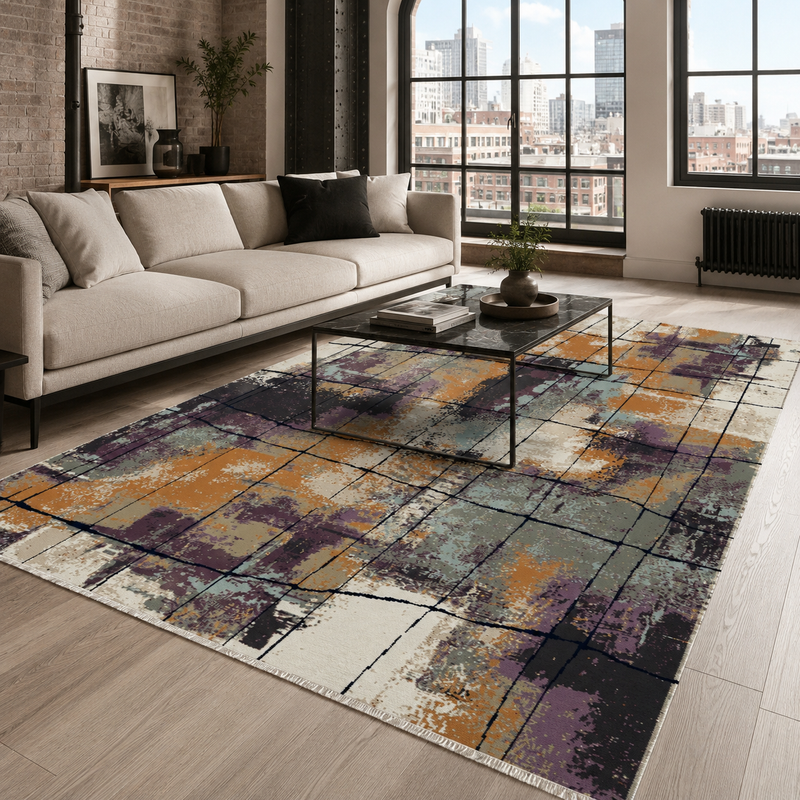 Linea Gold – washable rug