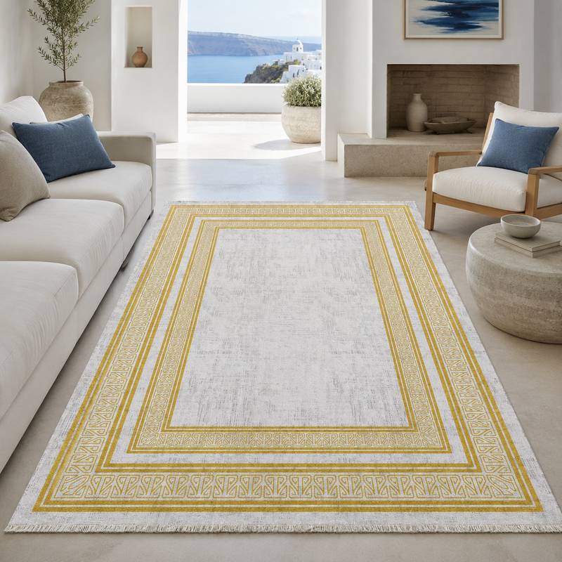 Isparta Ash – washable rug