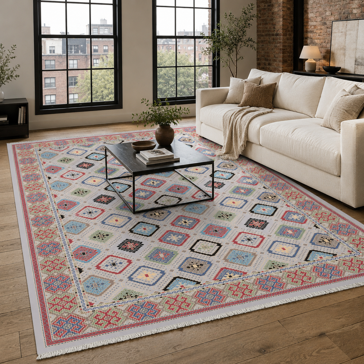 Anatolian Honey – washable rug