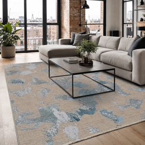 Meridian Indigo – washable rug