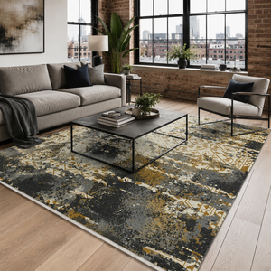 Meridian Ochre – washable rug
