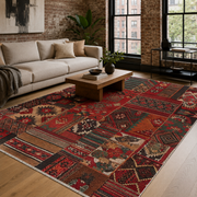 Silk Road Karmosinröd – matta i rumsmiljö | Ljuva Home