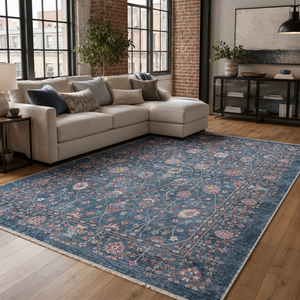 Karabagh Indigo – washable rug