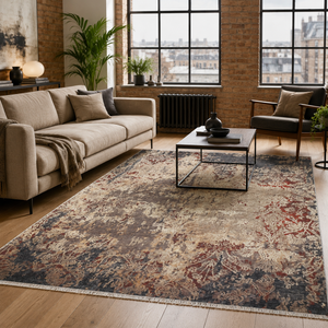 Lycian Silver – washable rug