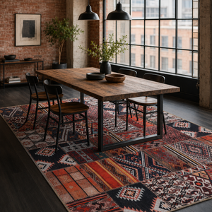 Bergamo Garnet – washable rug