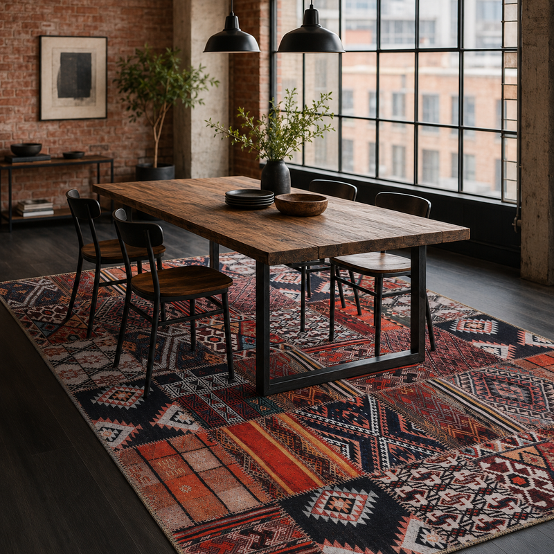 Bergamo Garnet – washable rug