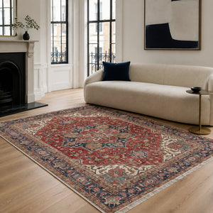 Palazzo Crimson – washable rug