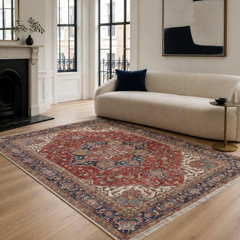 Palazzo Crimson – washable rug
