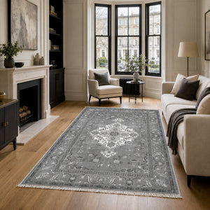 Isparta Grey – washable rug