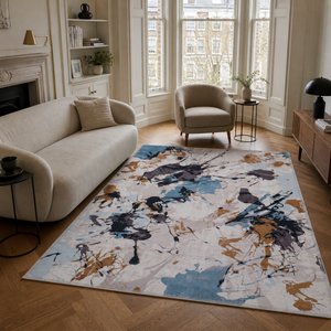 Aurora Marine – washable rug