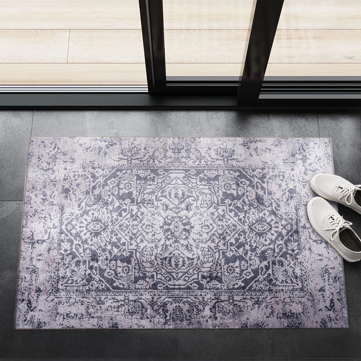 Palimpsest Denim – washable rug