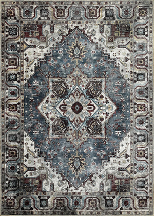 Aegean Navy – washable rug