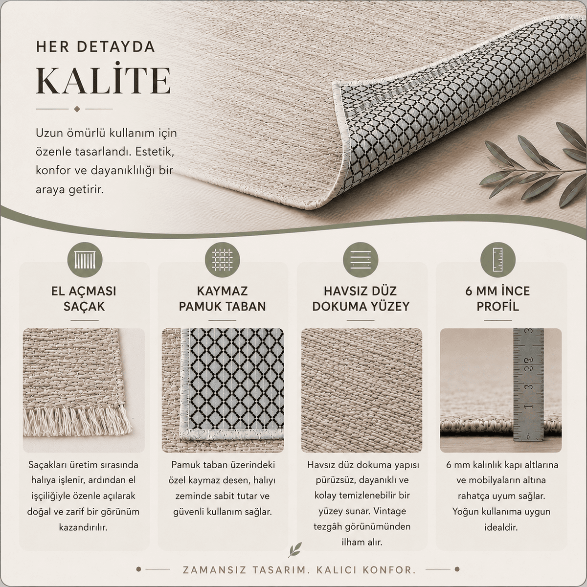 Heriz Ivory – washable rug