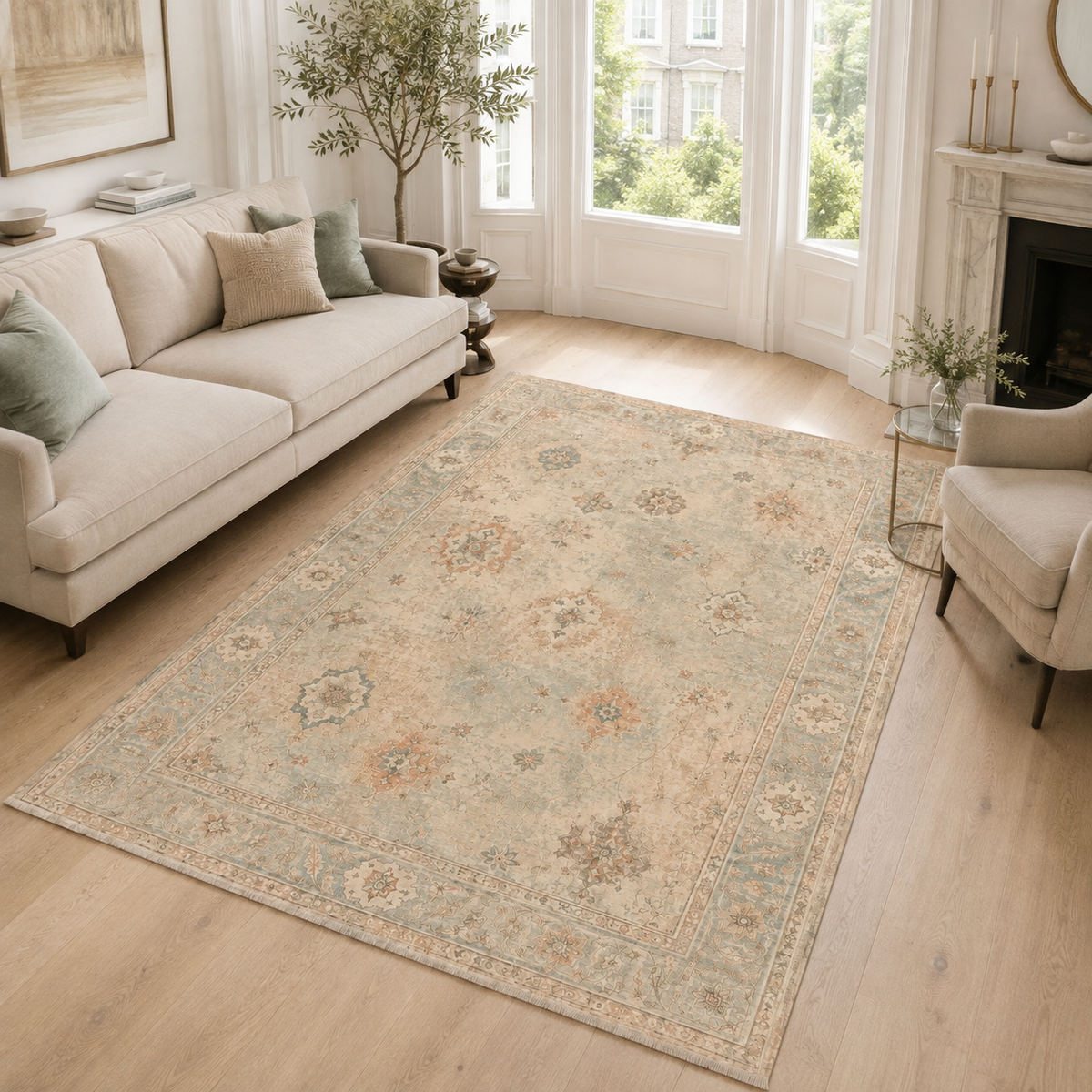 Tuduc Chalk – washable rug