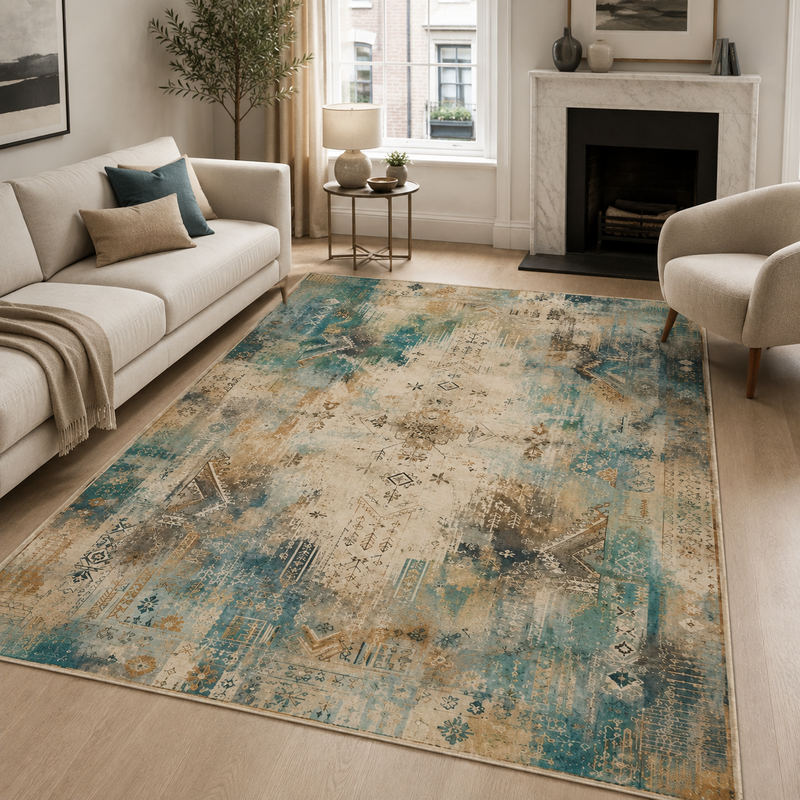 Diffusion Moss – washable rug